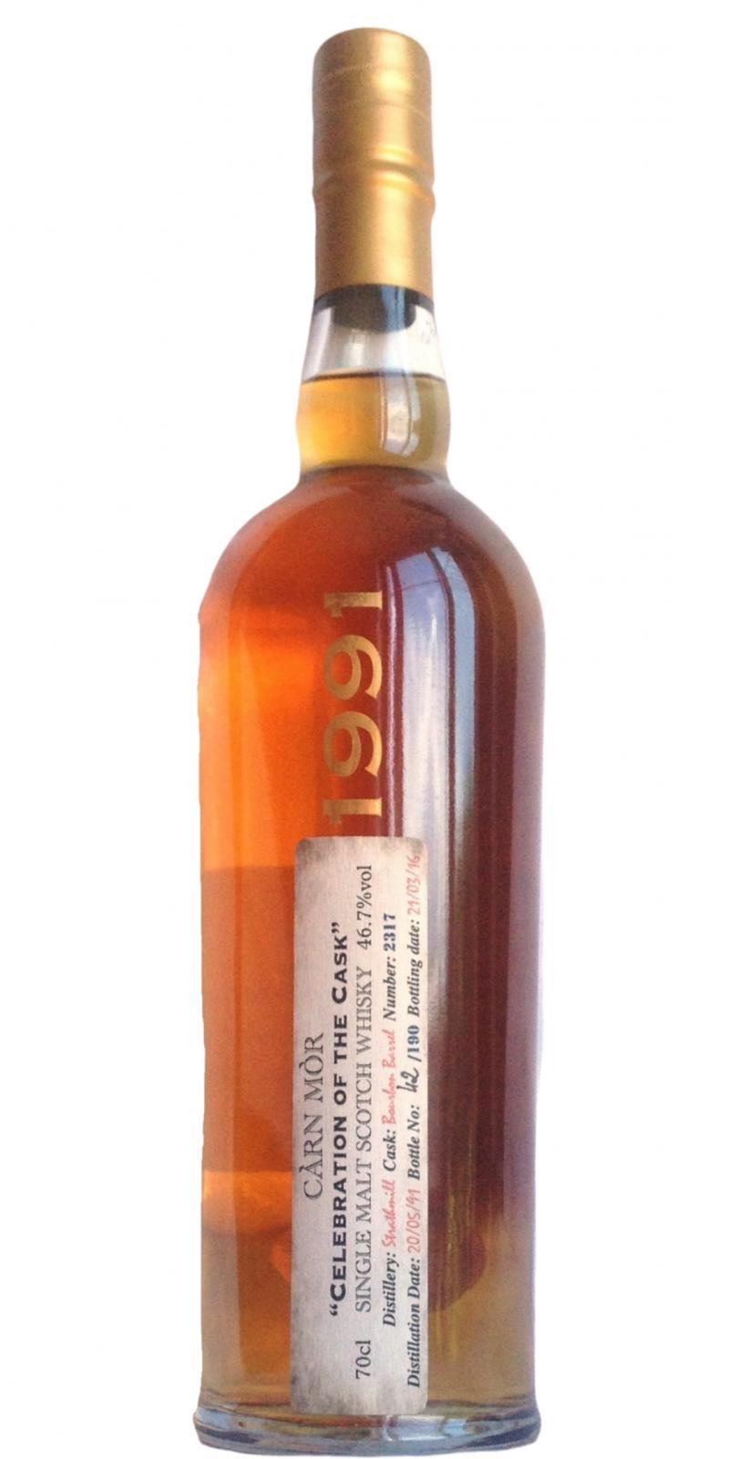 Strathmill 1991 MMcK  Càrn Mòr Celebration of the Cask