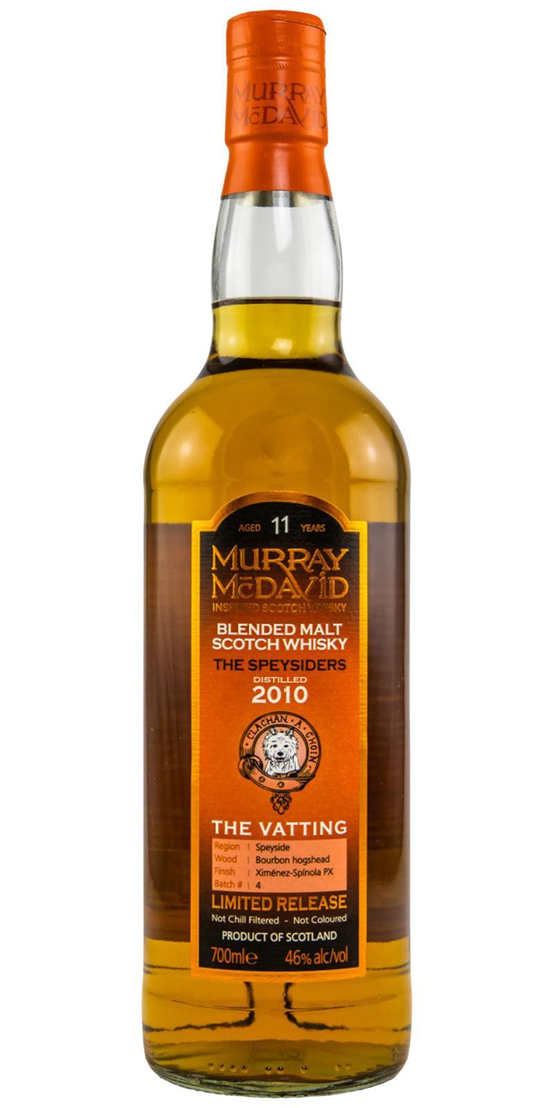 The Speysiders 2010 MM  The Vatting - Limited Release