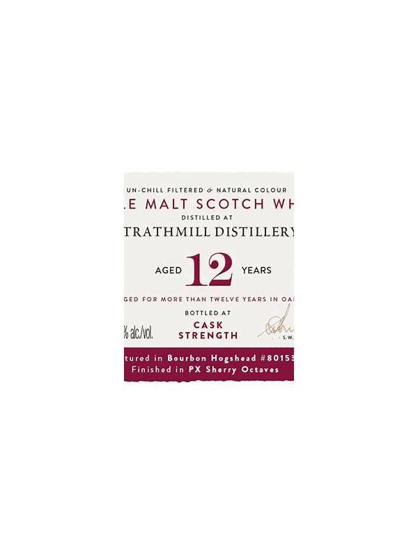 Strathmill 2006 NSS  Cask Series 020