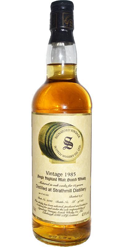 Strathmill 1985 SV  Vintage Collection