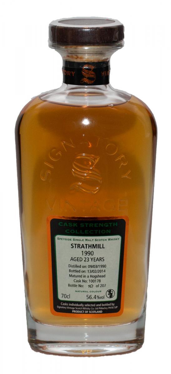 Strathmill 1990 SV  Cask Strength Collection