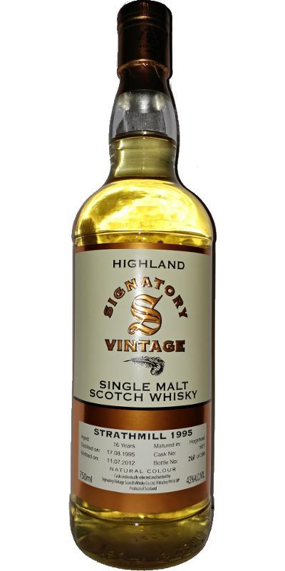 Strathmill 1995 SV  Vintage Collection