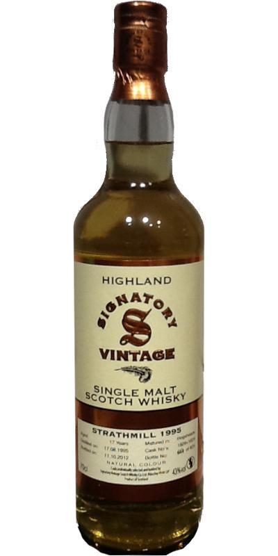 Strathmill 1995 SV  Vintage Collection