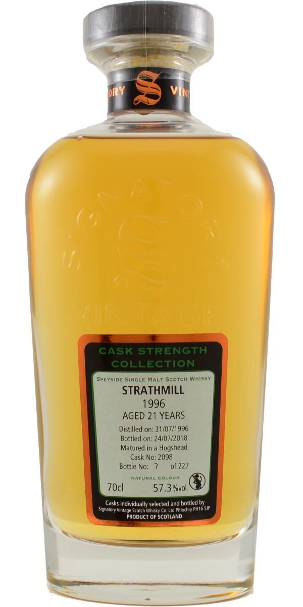 Strathmill 1996 SV  Cask Strength Collection