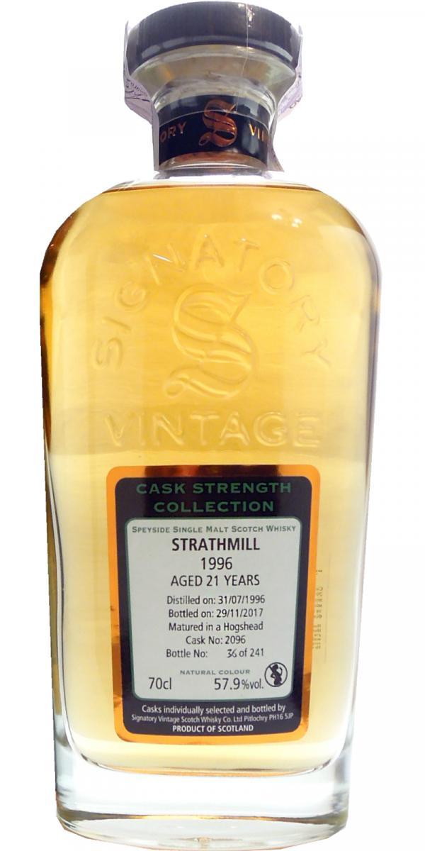 Strathmill 1996 SV  Cask Strength Collection