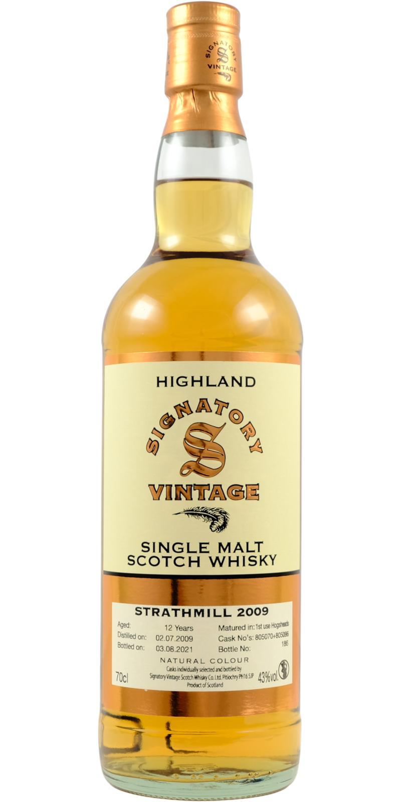 Strathmill 2009 SV  Vintage Collection