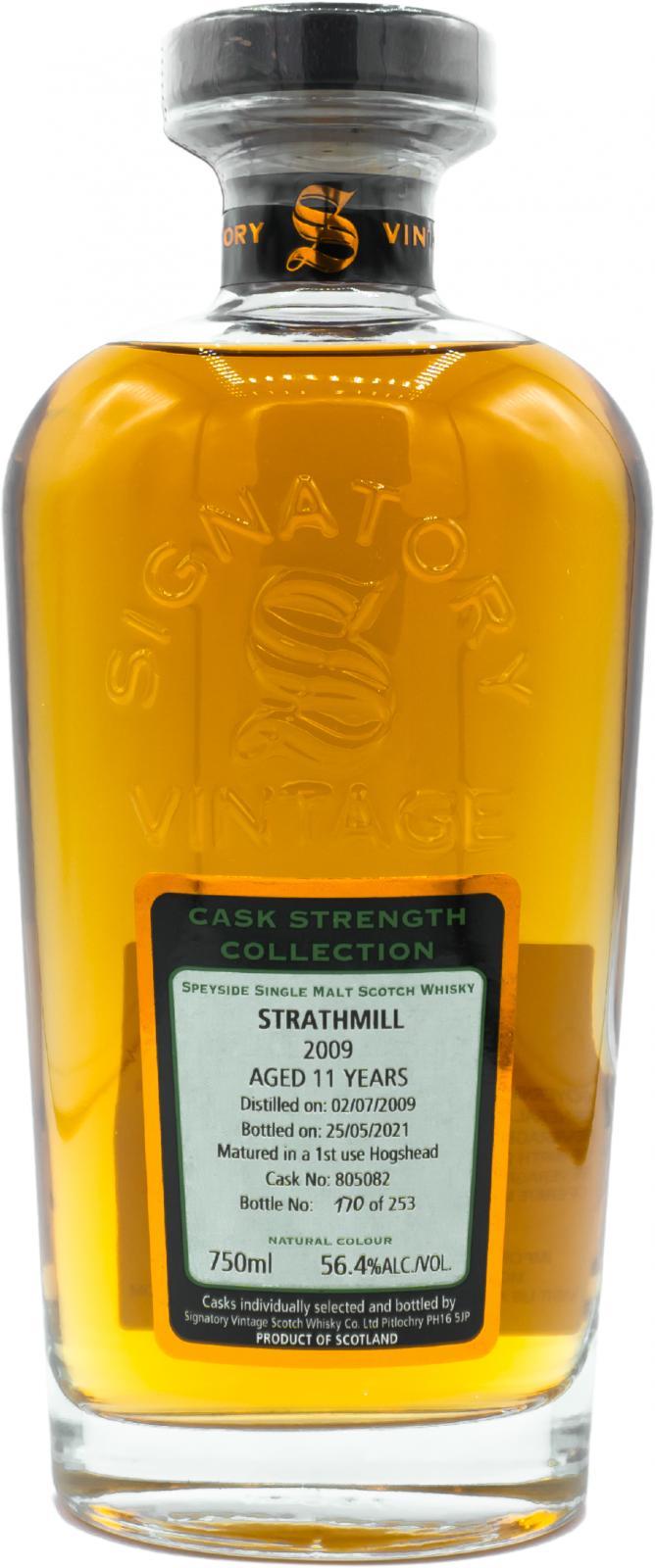 Strathmill 2009 SV  Cask Strength Collection