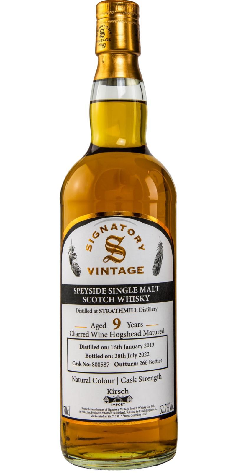 Strathmill 2013 SV  Natural Colour | Cask Strength