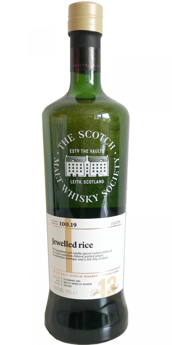 Strathmill 2005 SMWS 100.19  Jewelled rice
