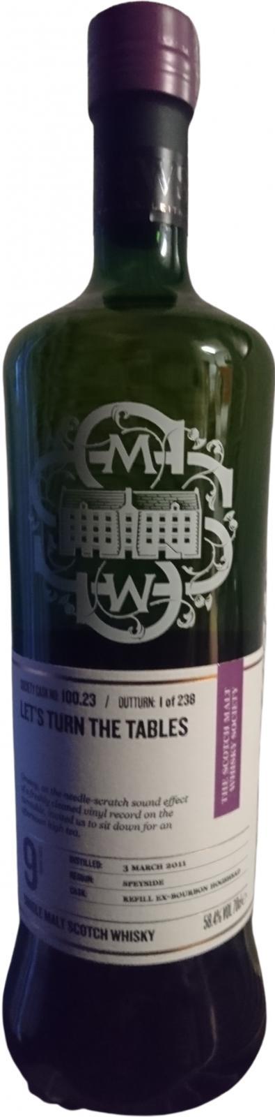 Strathmill 2011 SMWS 100.23  Let´s Turn The Tables