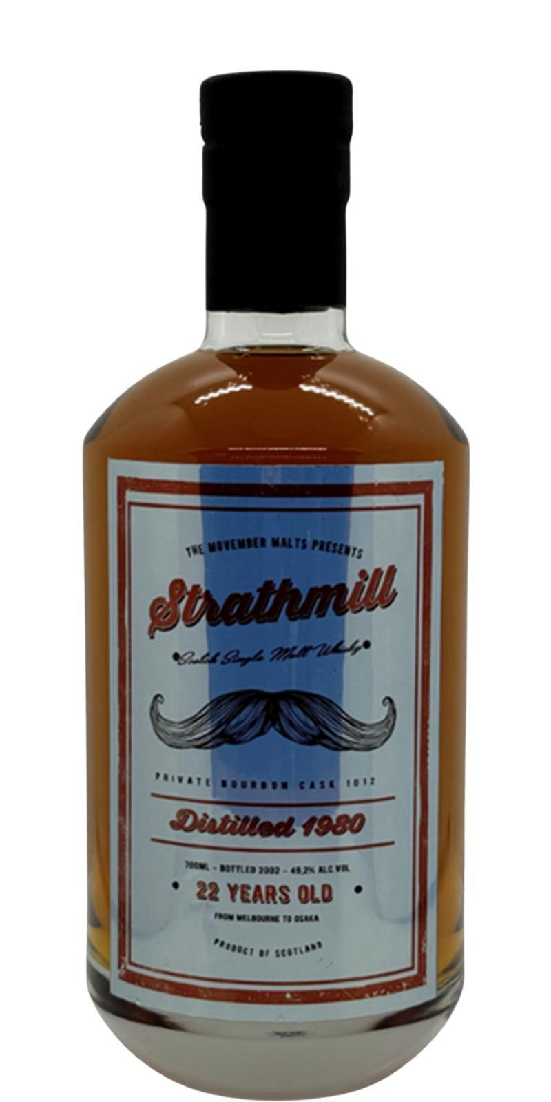 Strathmill 1980 UD  Private Bottling