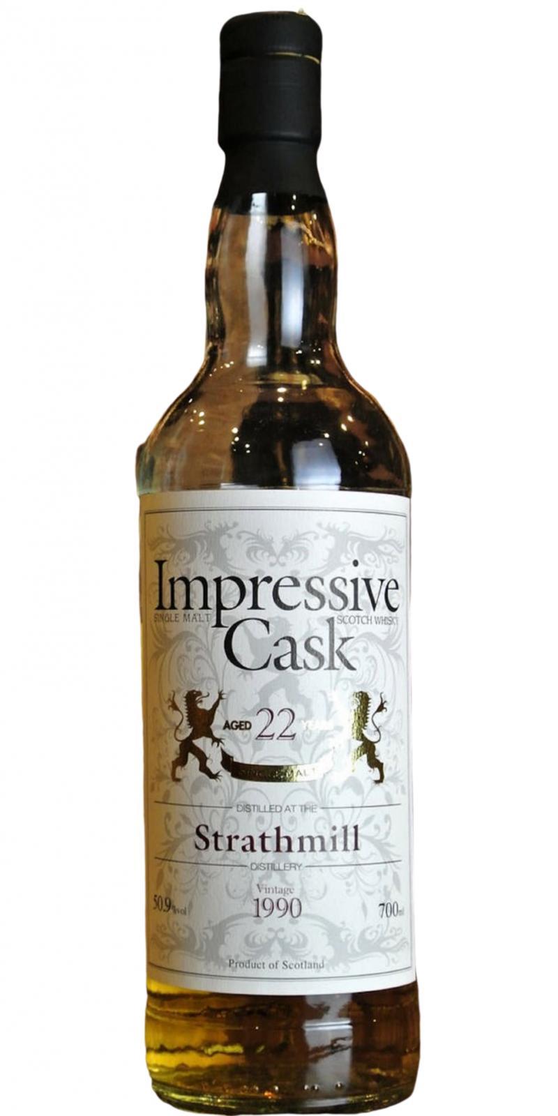 Strathmill 1990 W-e  Impressive Cask