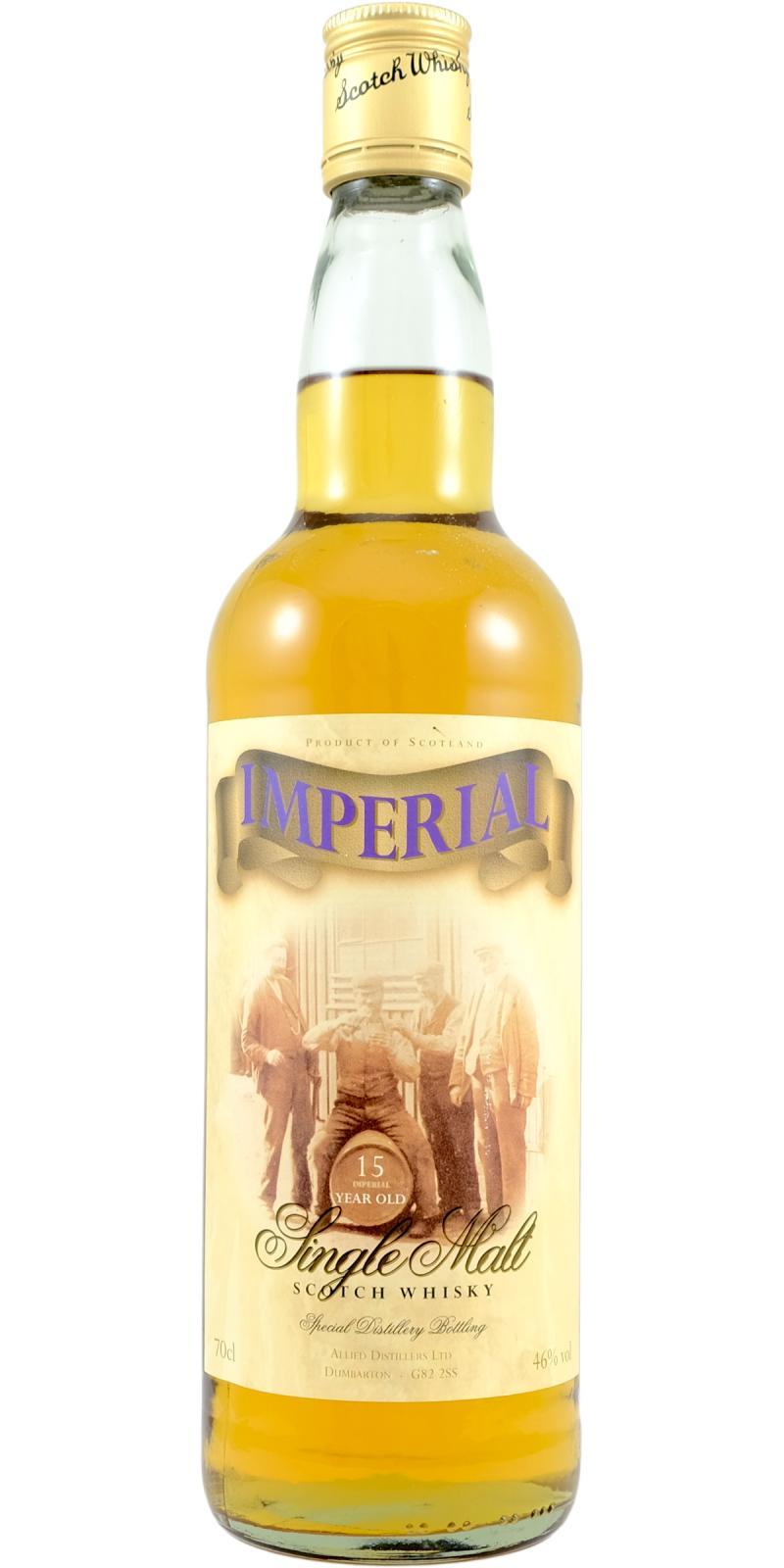 Imperial 15-year-old  Special Distillery Bottling - Allied
