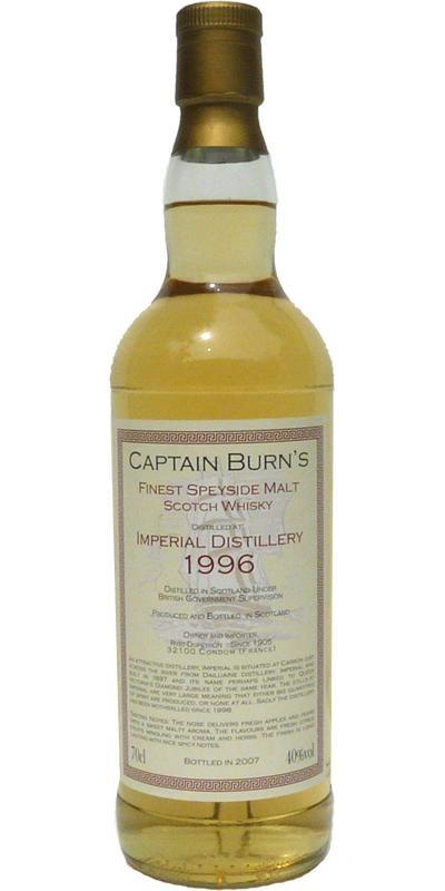 Imperial 1996 CpB  Finest Speyside Malt