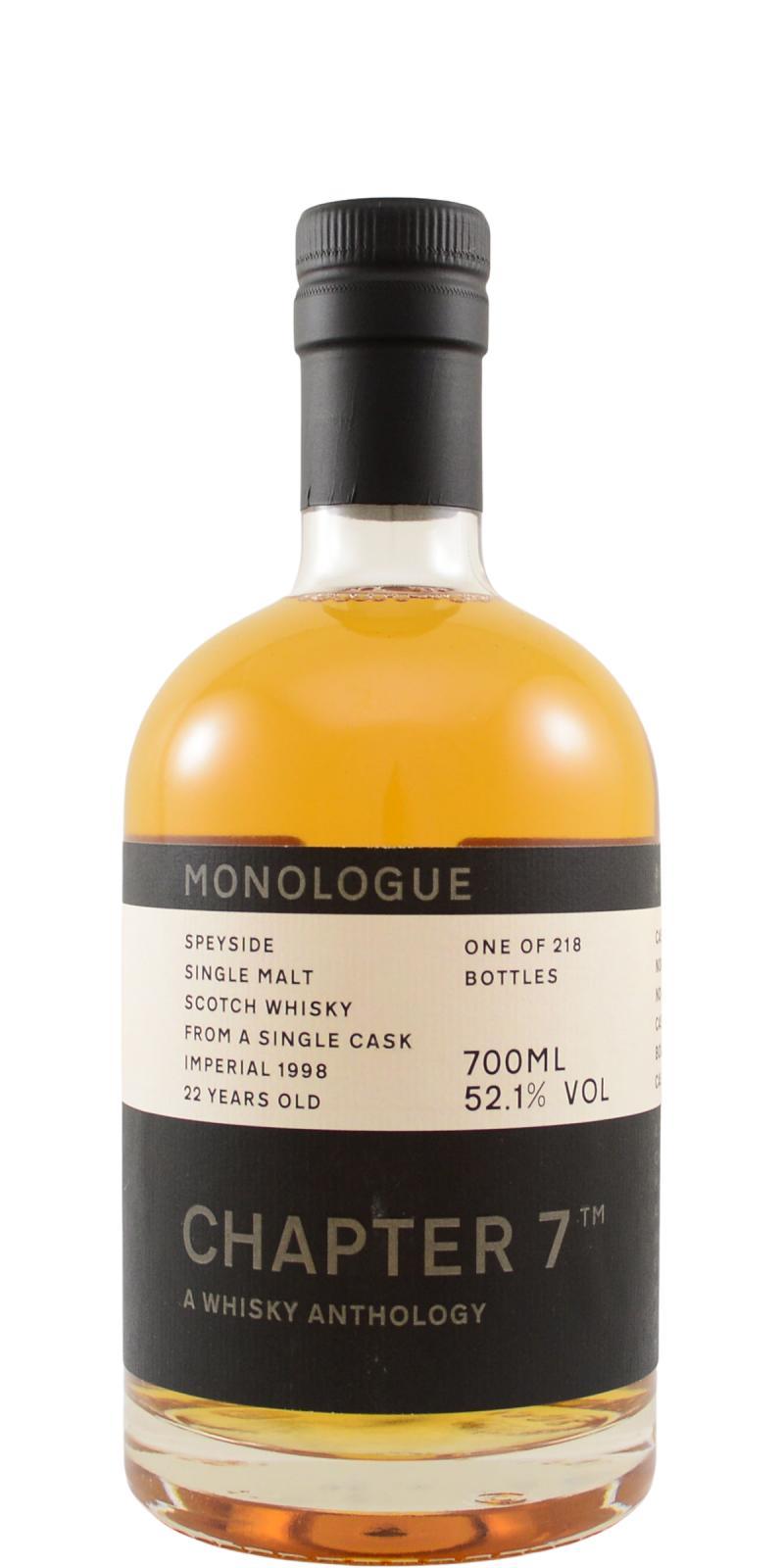 Imperial 1998 Ch7  A Whisky Anthology - Monologue