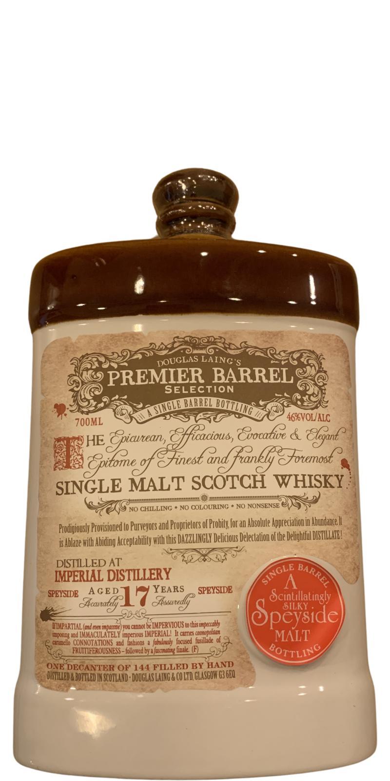 Imperial 17-year-old DL  Premier Barrel Selection