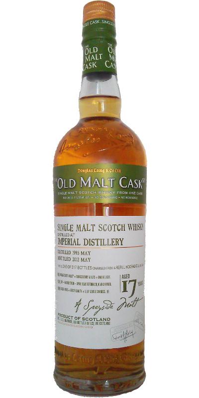 Imperial 1995 DL  The Old Malt Cask