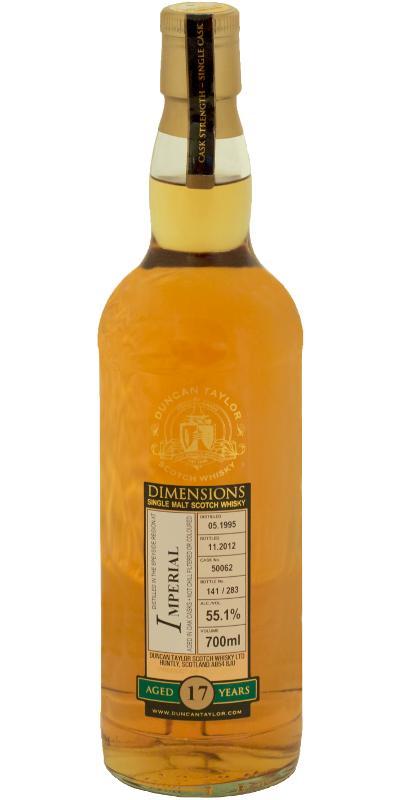 Imperial 1995 DT  Dimensions