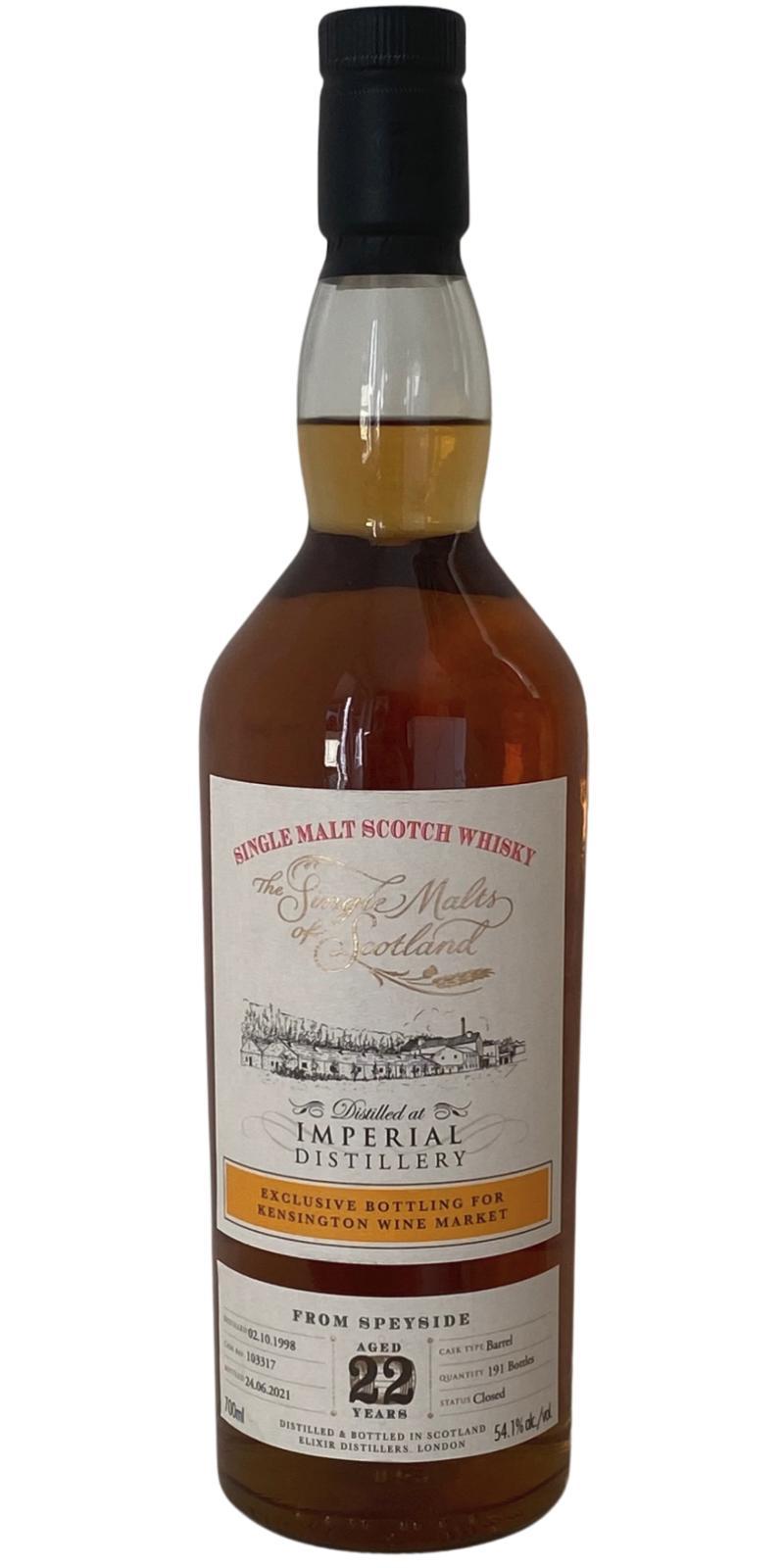 Imperial 1998 ElD  The Single Malts of Scotland
