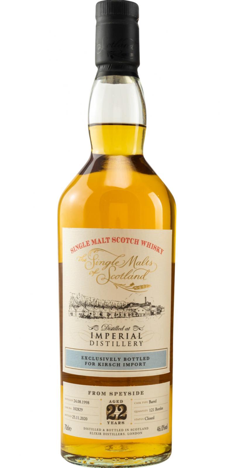 Imperial 1998 ElD  The Single Malts of Scotland