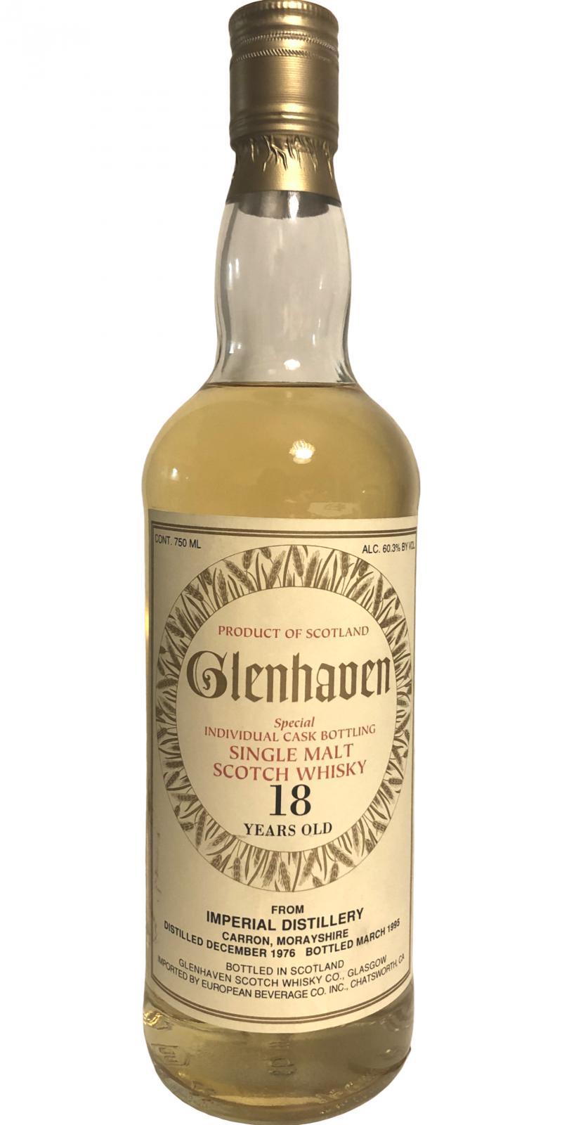 Imperial 1976 Gh  Individual Cask Bottling