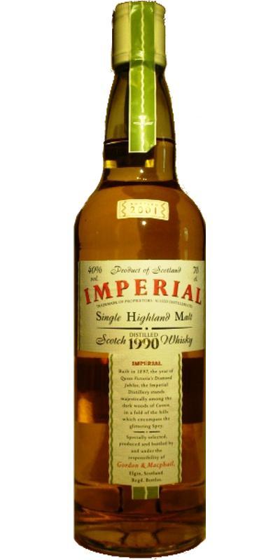 Imperial 1990 GM  Licensed Bottling