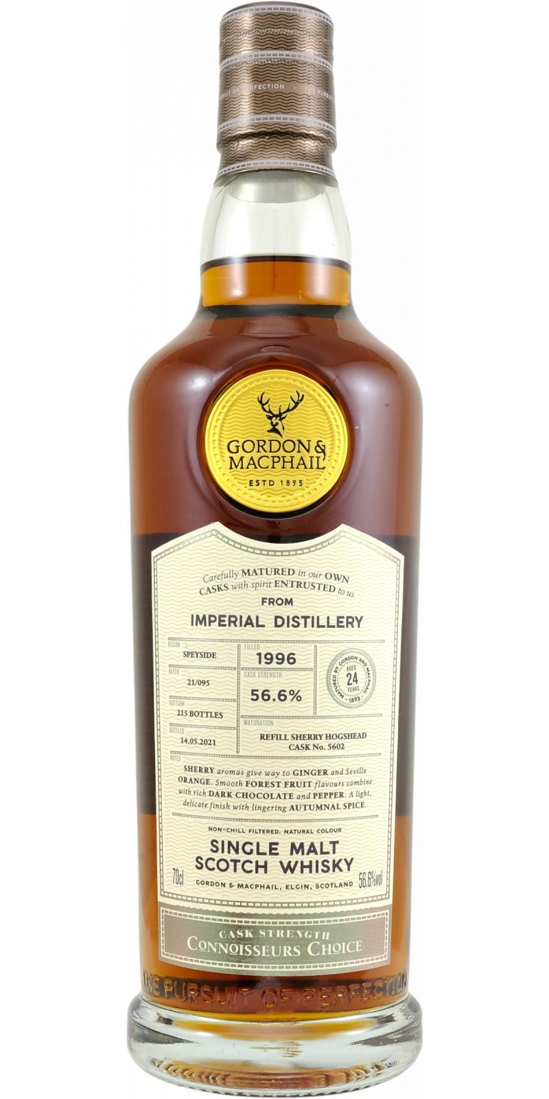 Imperial 1996 GM  Connoisseurs Choice - Cask Strength