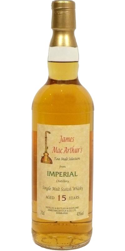 Imperial 15-year-old JM  Fine Malt Selection