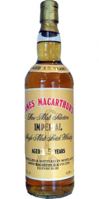 Imperial 15-year-old JM  Fine Malt Selection