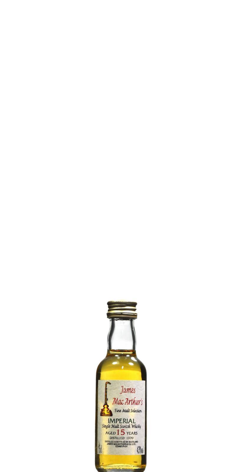 Imperial 1979 JM  Fine Malt Selection - Miniature