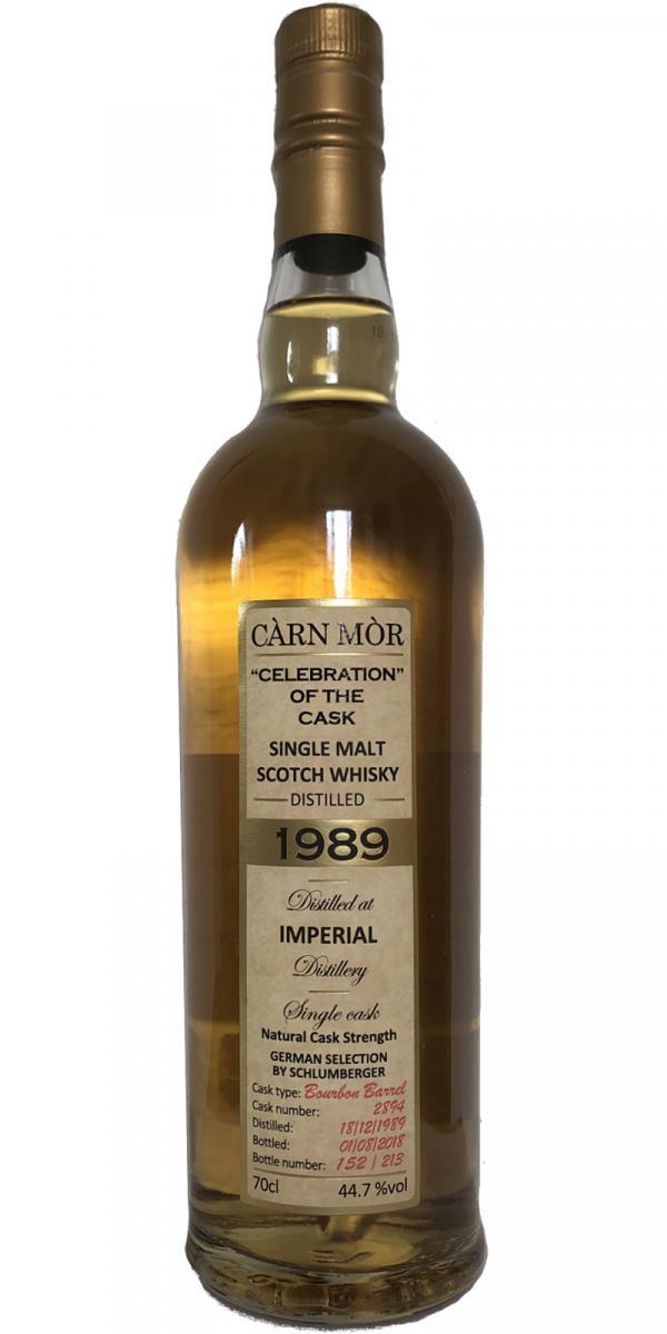 Imperial 1989 MMcK  Càrn Mòr Celebration of the Cask