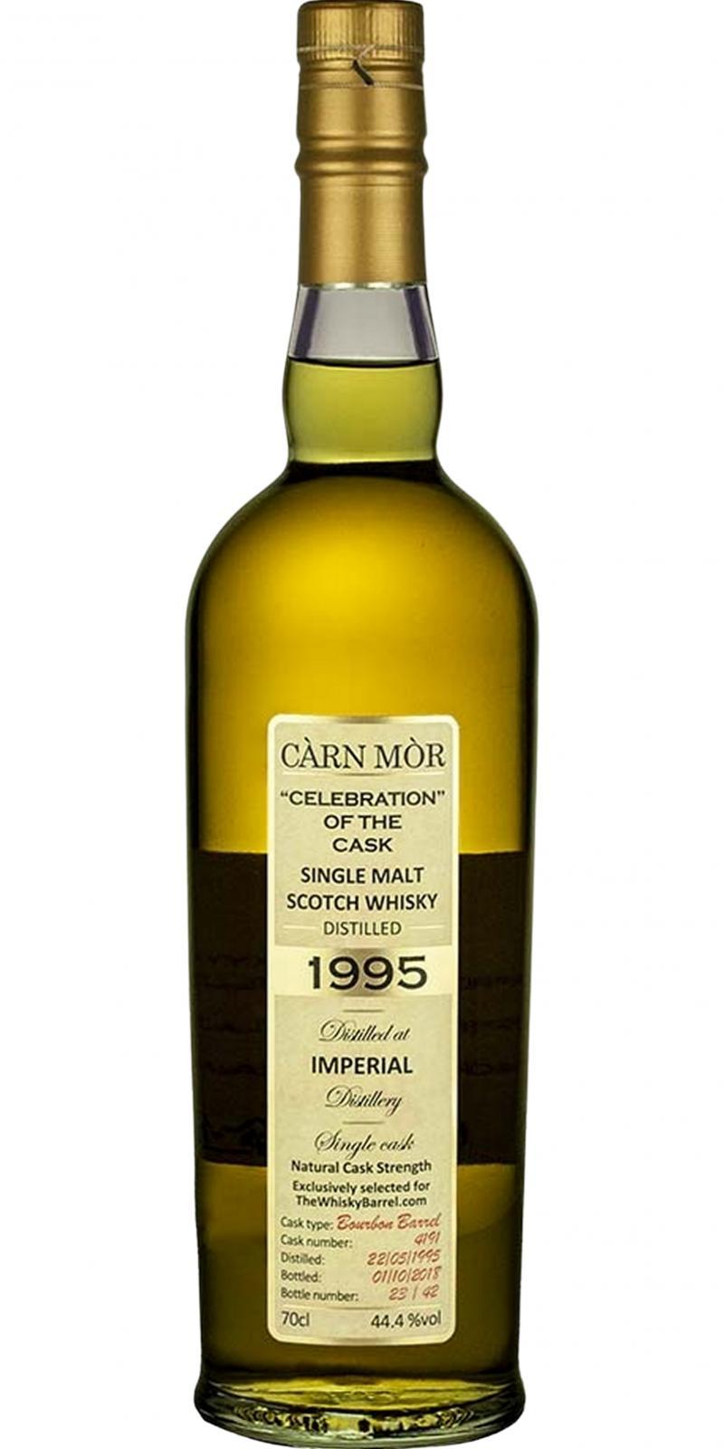 Imperial 1995 MMcK  Càrn Mòr Celebration of the Cask