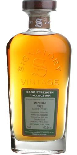 Imperial 1982 SV  Cask Strength Collection