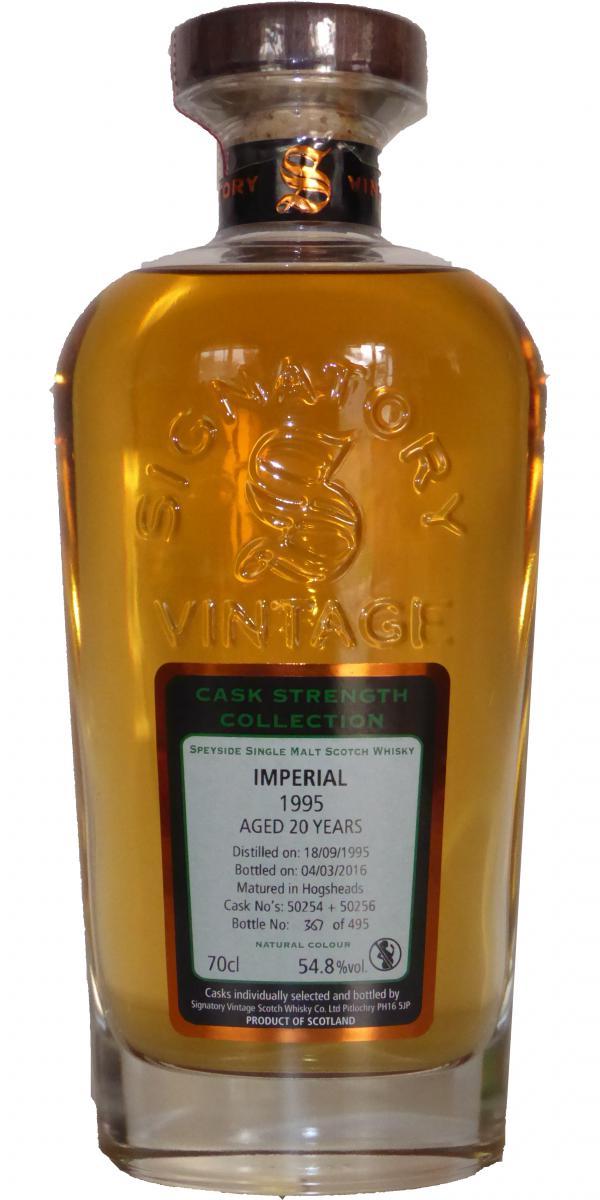 Imperial 1995 SV  Cask Strength Collection
