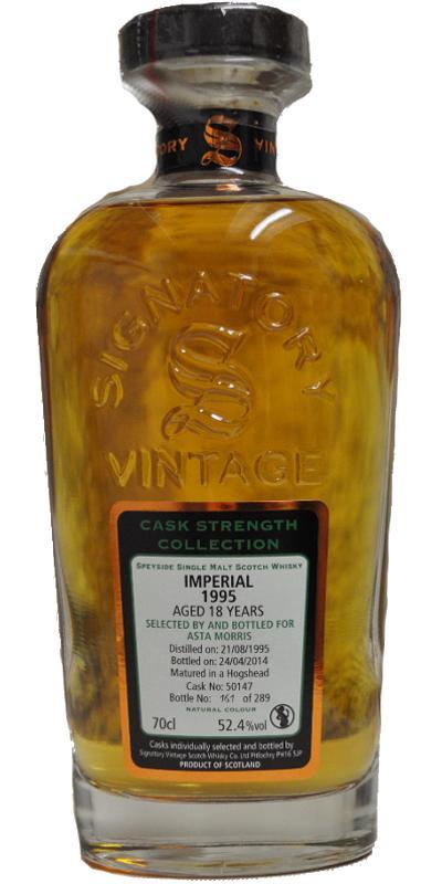 Imperial 1995 SV  Cask Strength Collection