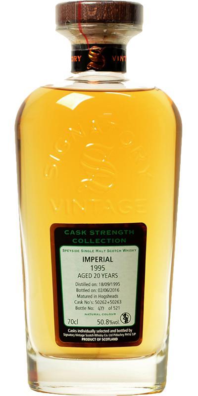 Imperial 1995 SV  Cask Strength Collection