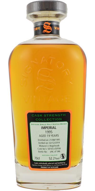 Imperial 1995 SV  Cask Strength Collection