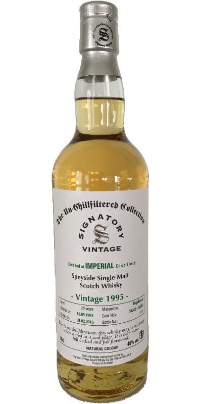 Imperial 1995 SV  The Un-Chillfiltered Collection