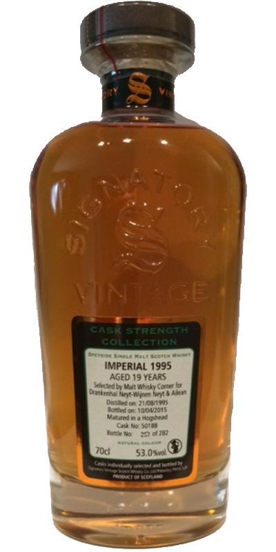 Imperial 1995 SV  Cask Strength Collection