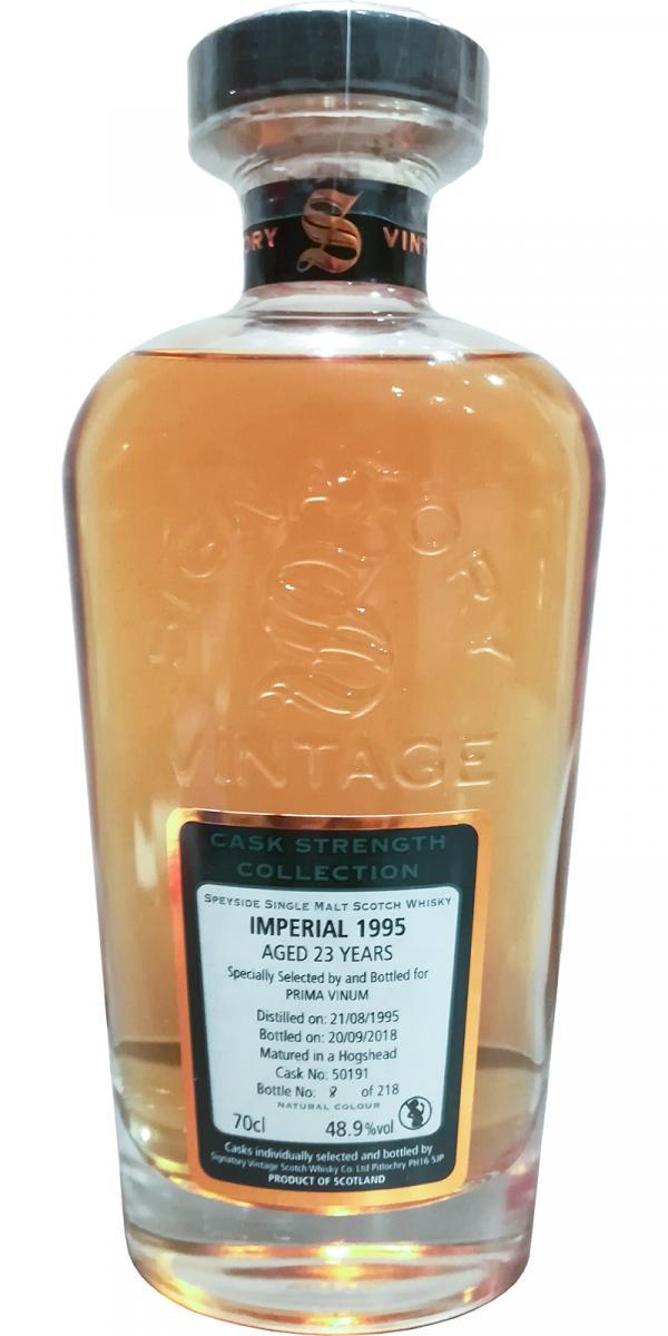 Imperial 1995 SV  Cask Strength Collection
