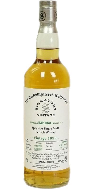 Imperial 1995 SV  The Un-Chillfiltered Collection