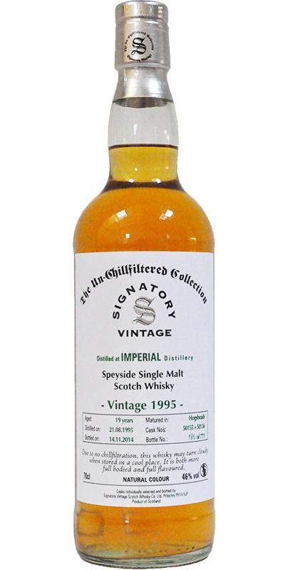 Imperial 1995 SV  The Un-Chillfiltered Collection