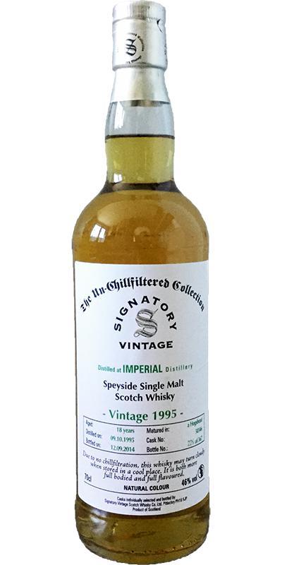 Imperial 1995 SV  The Un-Chillfiltered Collection