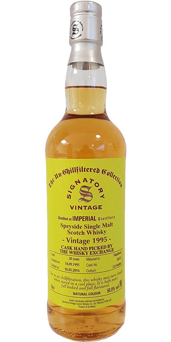 Imperial 1995 SV  The Un-Chillfiltered Collection