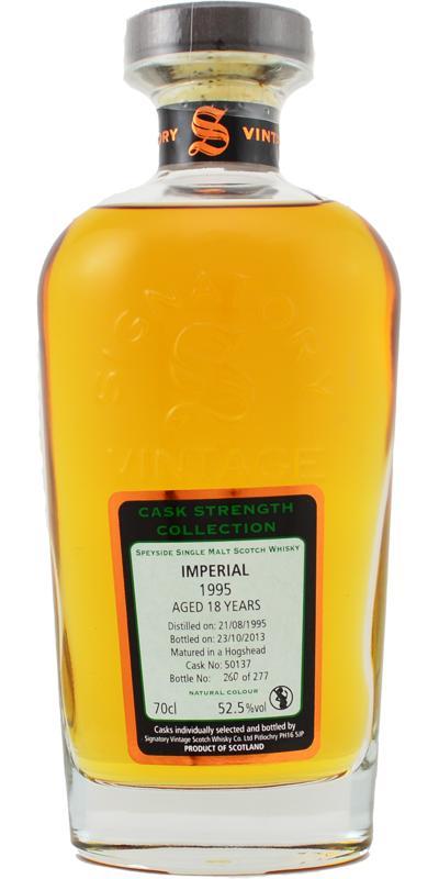 Imperial 1995 SV  Cask Strength Collection