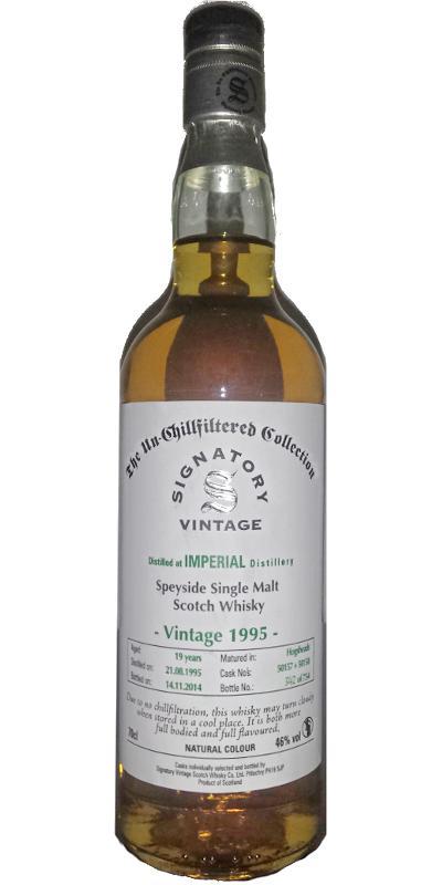 Imperial 1995 SV  The Un-Chillfiltered Collection