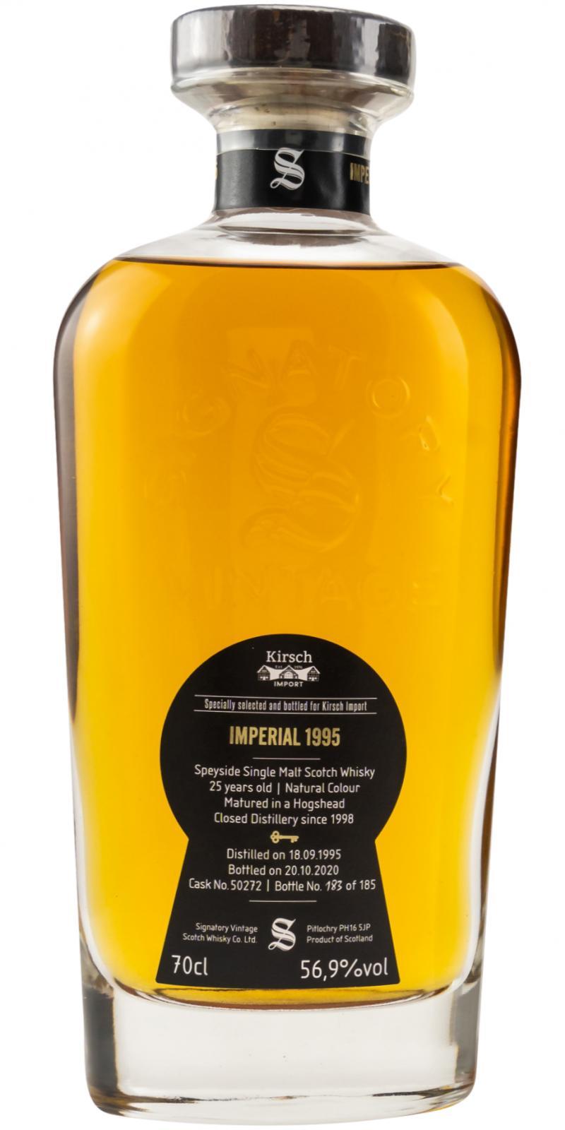 Imperial 1995 SV  Cask Strength Collection