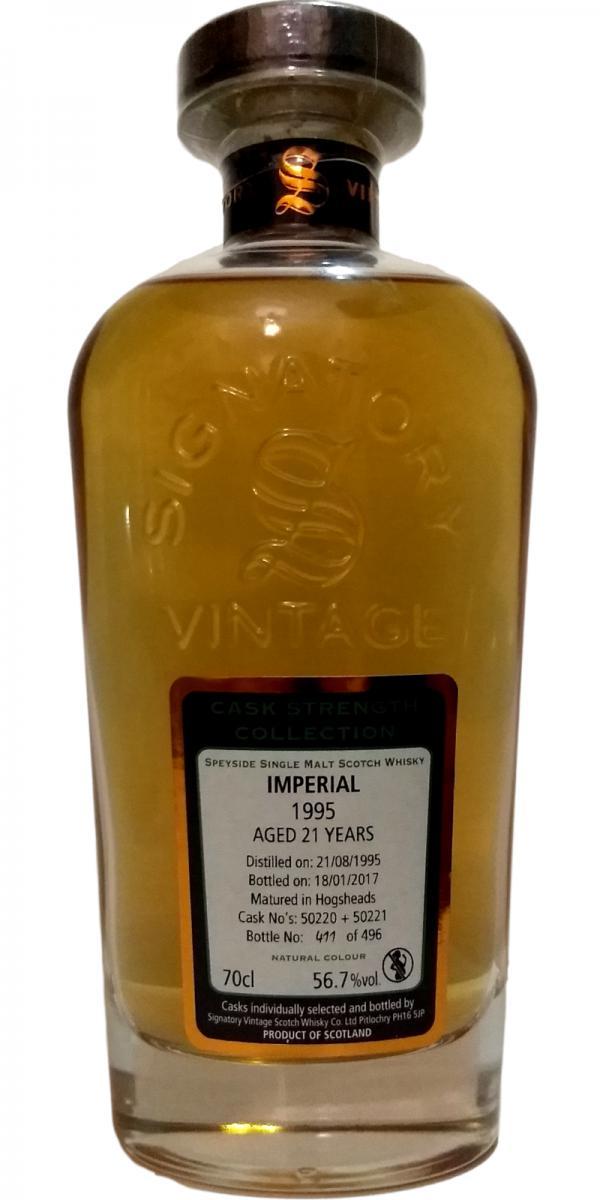 Imperial 1995 SV  Cask Strength Collection