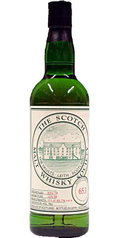 Imperial 1979 SMWS 65.3  Bubble-gum and gunpowder tea