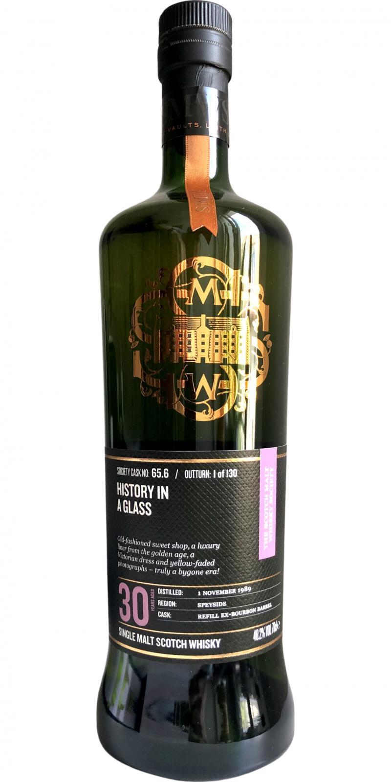 Imperial 1989 SMWS 65.6  History in a glass